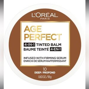L'Oreal Paris Age Perfect 4-in-1 Tinted Face Balm Foundation (Deep 10)